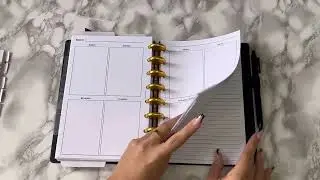 UPDATED FLIP &bull; Half Letter Discbound System &bull; Calixta Creations Planner