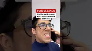School Exams VS College Exams #shorts #youtubeshorts #shreyasmendiratta