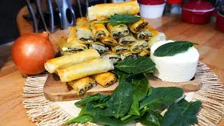 🌯 Rulouri de spanac 🍃 și telemea 🧀 Rețetă super RAPIDĂ și GUSTOASĂ 🌯 Șef Paul Constantin