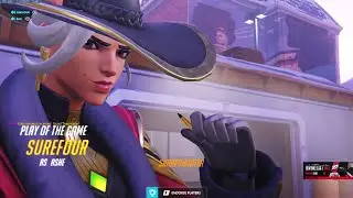 Surefour OP Ashe - POTG! [ Overwatch Season 33 Top 500 ]