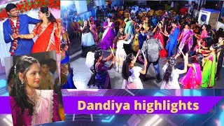 మా చెల్లి dandiya function video..my sister Dandiya highlights | Dandiya dance in my sister marriage