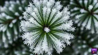 The Pine Needle Frost Vibe | Calming Music for Stress Relief & Focus