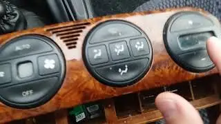 Wymiana podświetlenia panelu klimatyzacji opel omega b