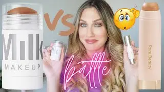 BATTLE OF THE BRONZERS! // RARE BEAUTY VS MILK MAKEUP