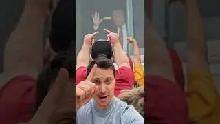 Trump FLIPPED OFF at Iowa Football Game