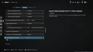 COD MW3 - My Gyro Aim Settings