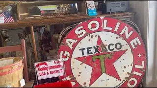 Antique Mall Tour Military Booth Baileyton Tenn. #antiques #militaria #texaco #showofshows #sos