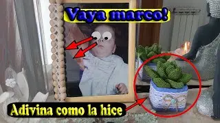 Renueva tus marcos viejos y haz tus propias macetas ||DYI||