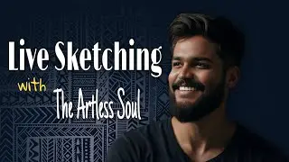 Realistic sketch with pen┃pen drawing live┃Live sketching