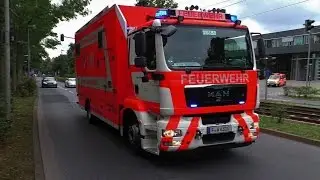 [8 MINUTEN EINSATZFAHRTEN] Feuerwehr + Rettungsdienst BLW1 Frankfurt am Main