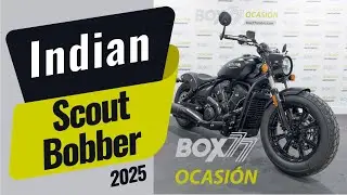 V&iacute;deo de la Indian Scout Bobber del a&ntilde;o 2025 (vendida)
