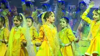 Little Queens of Nirmala Dancing on the Rhythm of Sakal Ban at इयं धरा वसुंधरा, The Grand Annual Day