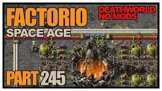 Late game Gleba science block design - Factorio Space Age (Deathworld, no mods) Ep 245