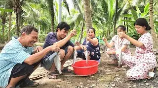 Thấy Phát Ham Khi Cả Gia Đình Cùng Nhau Ra Vườn Câu Cá Gặp Cảnh Này Ai Thấy Cũng Mê | TKQ & Family