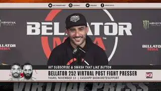 Roman Faraldo Flying Knee KO Win vs Pat Casey At Bellator 252 Post Virtual Press Conference