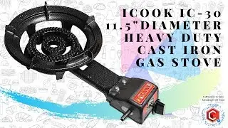 iCook IC-30 Heavy Duty Cast Iron Gas Stove