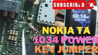 Nokia 105 TA 1034 Power Key Ways Jumper Solution 100%