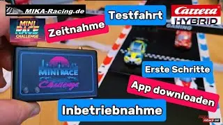 Vorstellung Inbetriebnahme Test der Mini Rsce Challenge ZEITNAHME f&uuml;r RC, Carrera Hybrid, Slotcars