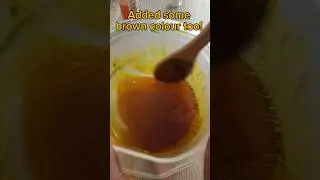 Making honey slime!! 🤩#slime #honey #brown #make