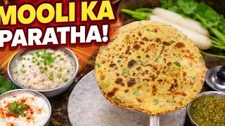 Asaan Tarika se Bana Famous Mooli Paratha 😍 |  | Sabko Pasand Aane Wala Desi Recipe #muli#paratha 