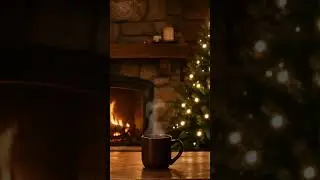 Cozy Winter Lofi Nights 🌙 #cozychristmas #lofilovetime #winterlofi #fireplaceambience