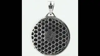 Memento Mori Pisces Zodiac 925 Sterling Silver Pendant