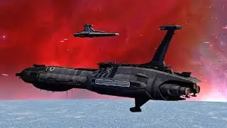 3 Providence Destroyers vs 3 Servator Star Destroyers - Star Wars: Empire At War Remake NPC Battle