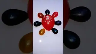Center Balloon Burst with Mini Balloons 💥 | Extremely Satisfying 🎈 #asmr #trending #shorts