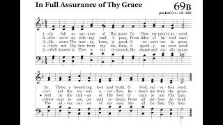 In Full Assurance of Thy Grace (St Flavian) 2024 Psalter 69B