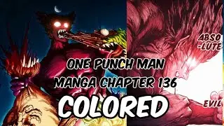 AWAKENED MONSTER GAROU | One Punch Man Manga 136 COLORED