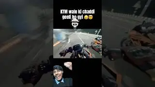 Duke 250 crash 💥 ho gyi 🥺drag race 😱🤯#race #rider #b#bikeriders #viral #shorts #reaction #motovl