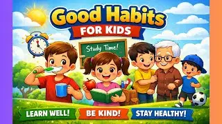 Good Habits for Kids | Daily Routine & Good Manners | Kids Learning Video