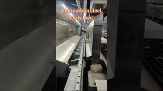 Cabinet-Grade Precision: High-Speed Bending of 2mm Carbon Steel #panelbender