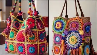 A Touch of Boho: Crochet Crossbody Handbag Crochet Your Way to Campus Chic
