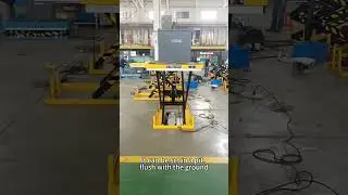 The Fixed Lift Table is convenient, fast, and improves work efficiency. #materiallift #scissorlift