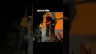 Santa in India VS other countries | #shorts #christmas #funnyvideo