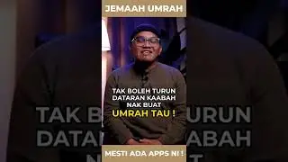 Jemaah umrah mesti ada apps “NUSUK” ni untuk masuk Raudhah dan nak buat Umrah ! 🕋