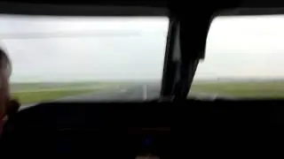 RWY 23 YYZ Arrival - Jumpseat view