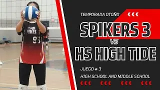 Spikers 3 vs High School Hightide | Un juego difícil 🏐