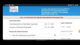 IBPS PO 2021 PRELIMS ADMIT CARD OUT🔥 || LINK TO DOWNLOAD ADMIT CARD 👉 #ibpspo2021 #ibpspo #ibpspo