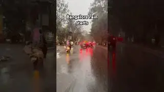 Bangalore rain starts 2025 @Bakaiiti