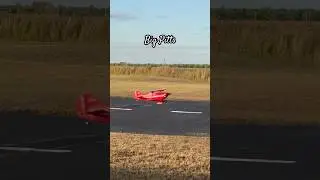Pitts are always fun to do touch and goes with  #aerobatic #modelairplane #aviationgeek #landing