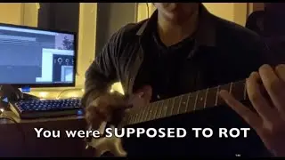 Entombed - Supposed to Rot (Guitar cover with English subs)