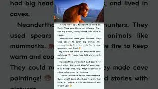 Neanderthals #englishforkids #funlearning #englishstory