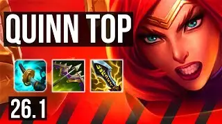 QUINN vs IRELIA (TOP) | Lethal Tempo, 4k gold comeback | EUW Diamond | 26.1