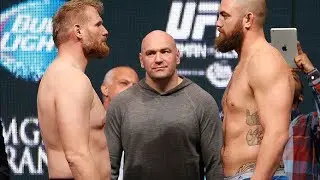 UFC 168: Travis Browne versus Josh Barnett Full Weigh In Video
