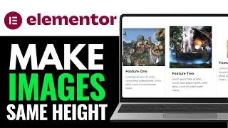 How To Make Elementor Images The Same Height 2025 (Detailed Guide)