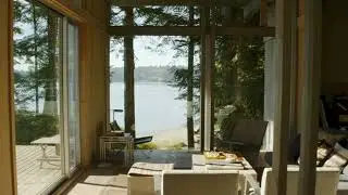 Дом среди елей древнего леса от студии Olson Kundig Architects (Longbranch Cabin)