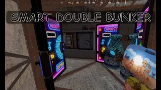 I built a smart double bunker in Rust / Побудував подвійний бункер (stability bunker+ industrial )