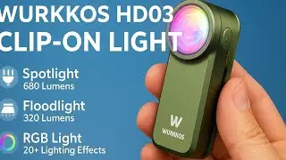 Wurkkos HD03 Clip-On Light Review | 680LM Pocket Flashlight with Spotlight, Floodlight & RGB!